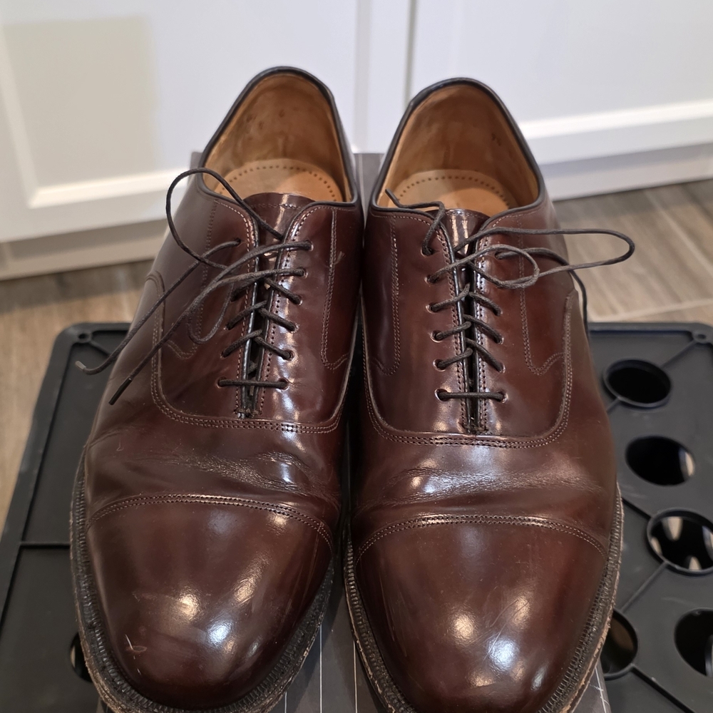 Classic Brown Leather Men's Dress Shoes